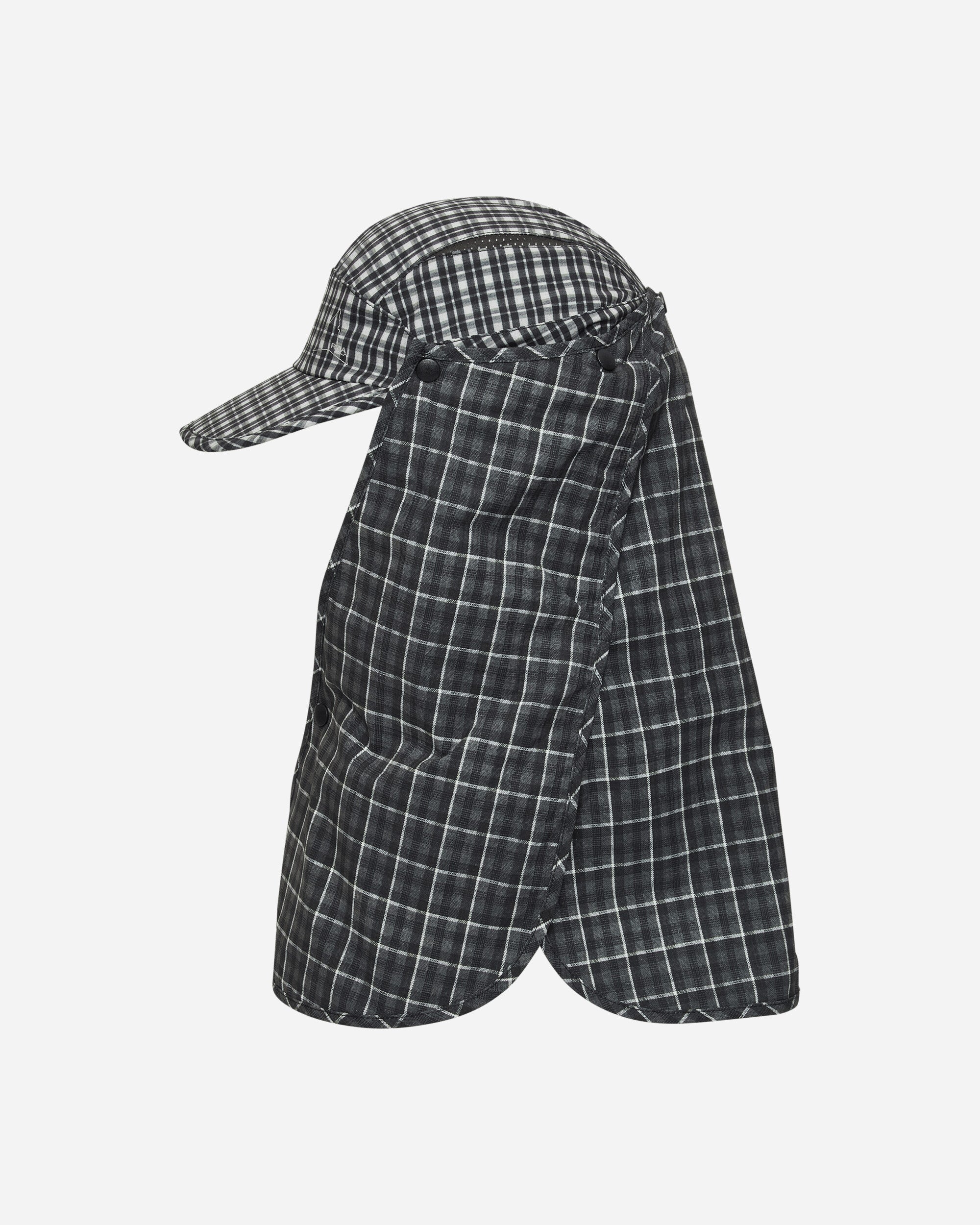 ROA Aair Floweave Printed Check Desert Cap Anthracite Hats Caps YBUW214FA09 ANT0001