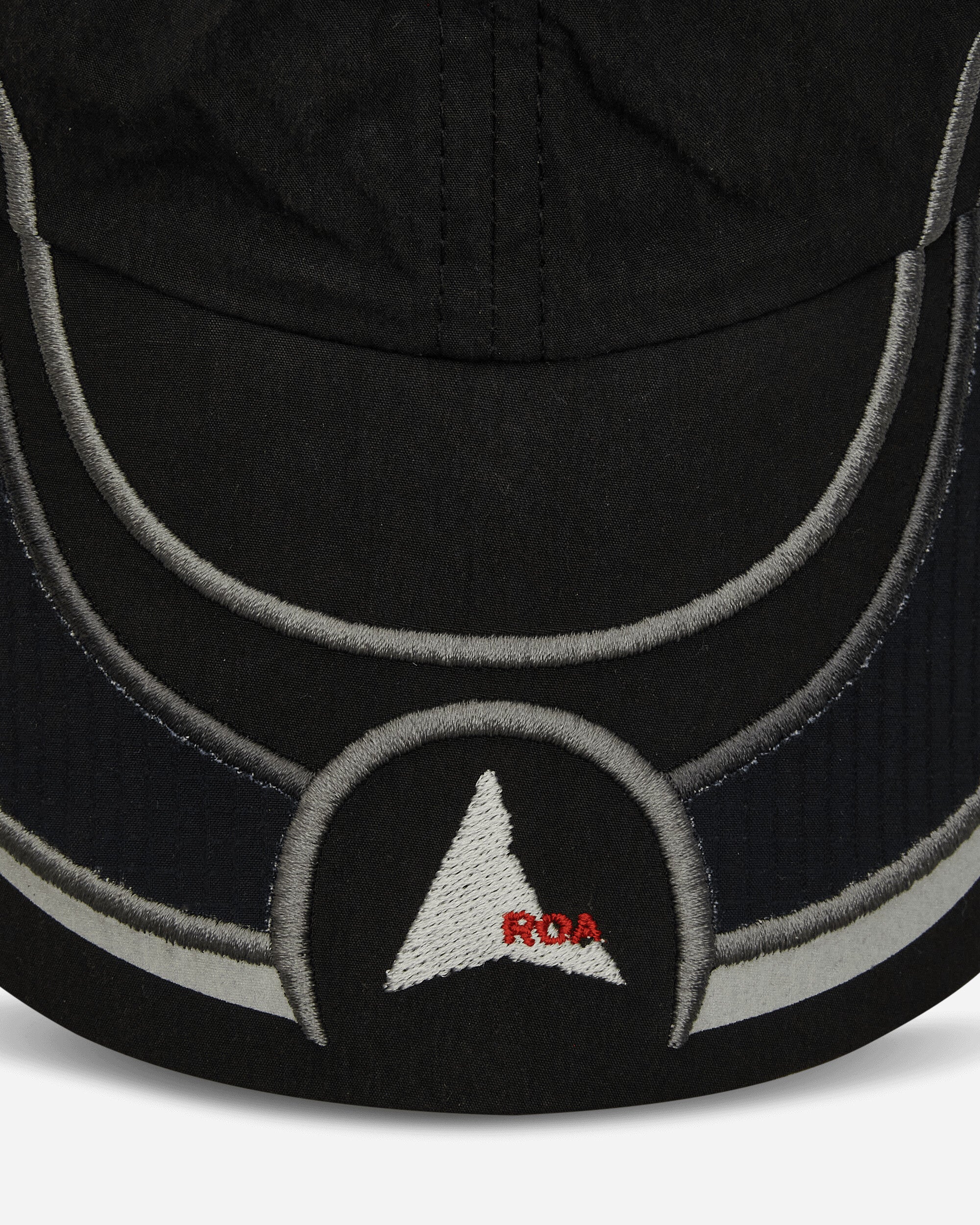 ROA Pursuit 6 Panel Cap Black Hats Caps YBUW213FA08 BLK0001
