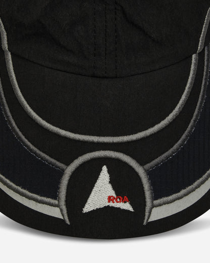 ROA Pursuit 6 Panel Cap Black Hats Caps YBUW213FA08 BLK0001