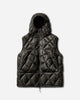 ROA Nuna 600 Fill Power Printed Check Hooded Down Vest Anthracite Coats and Jackets Down Jackets YBMW030FA27 ANT0001