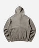 ROA Bee Sun Faded Organic Waffle Zip Up Hoodie Grey Sweatshirts Hoodies YBMW034FA31 GRY0001