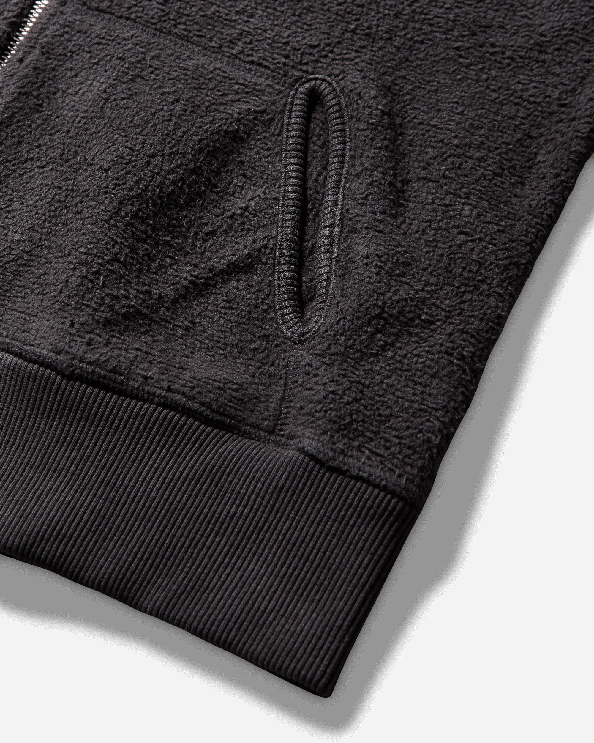 ROA Guniy Inside Out Zip-Up Baby Hoodie Washed Black Sweatshirts Hoodies YBWW031JY12 BLK0020