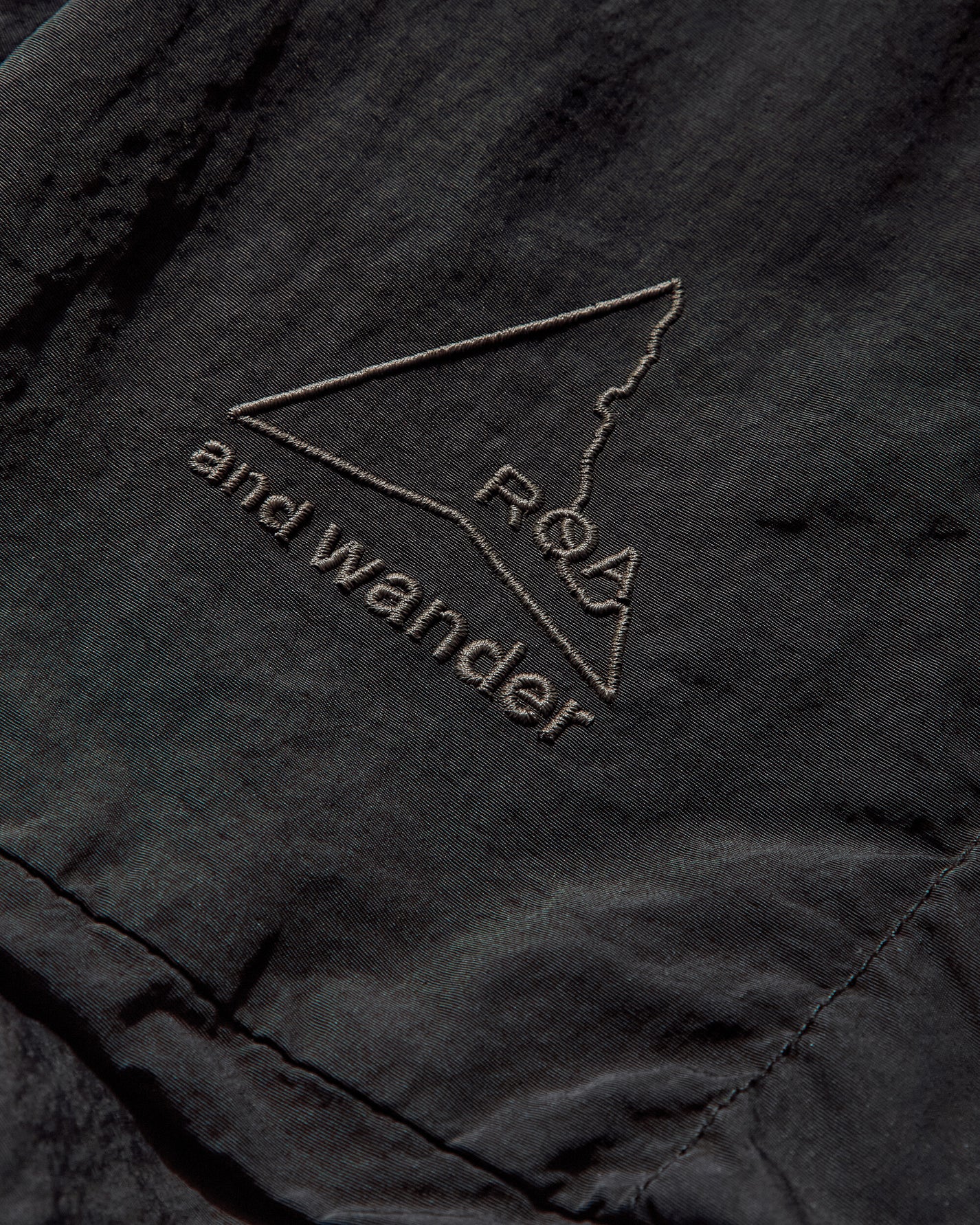 ROA Roa x And Wander Garment Dye Nylon Hooded Jacket Black Coats and Jackets Jackets 5745221536 10