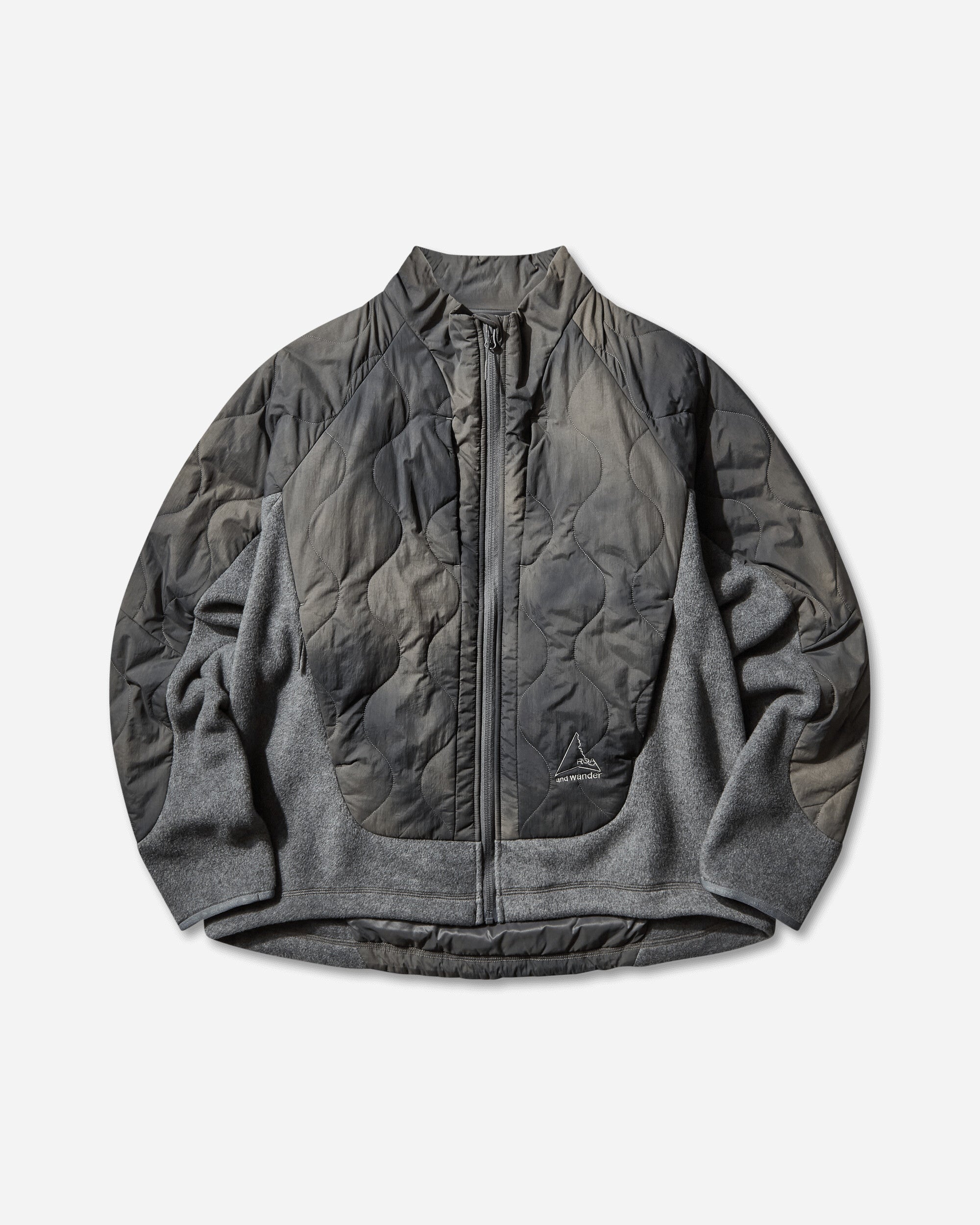 ROA Roa x And Wander Quilted Fleece Jacket Grey Coats and Jackets Jackets 5745241538 20