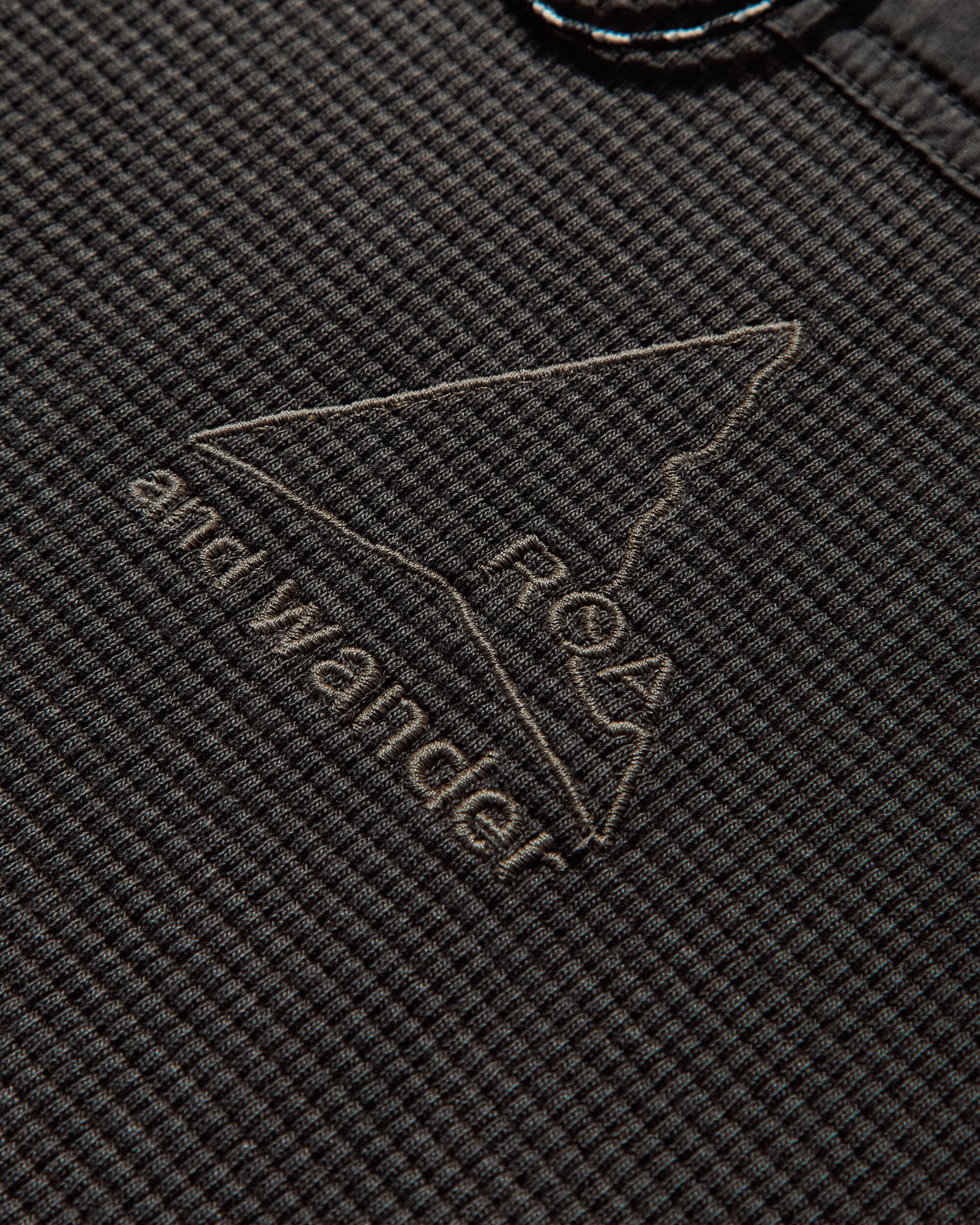 ROA Roa x And Wander Garment-dyed Long Sleeve Black T-Shirts Longsleeve 5745284539 10