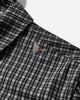 ROA Aair Floweave Printed Check Long Sleeve Hooded Shirt Anthracite Shirts Longsleeve Shirt YBMW016FA16 ANT0001