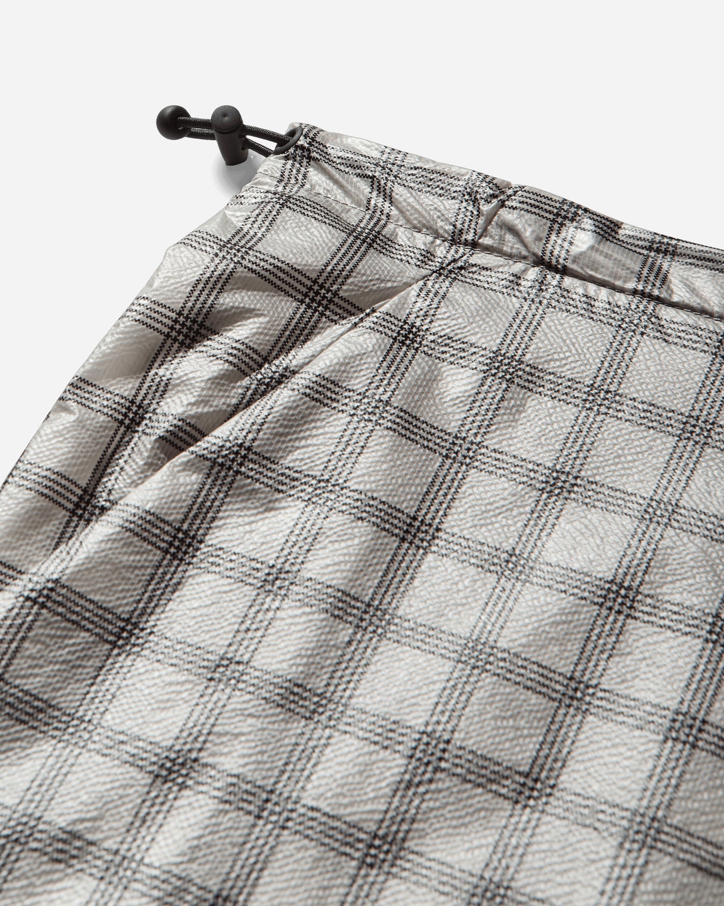 ROA Nia See Through Printed Check Mid Skirt White Skirts Midi YBWW033FA13 WTH0001