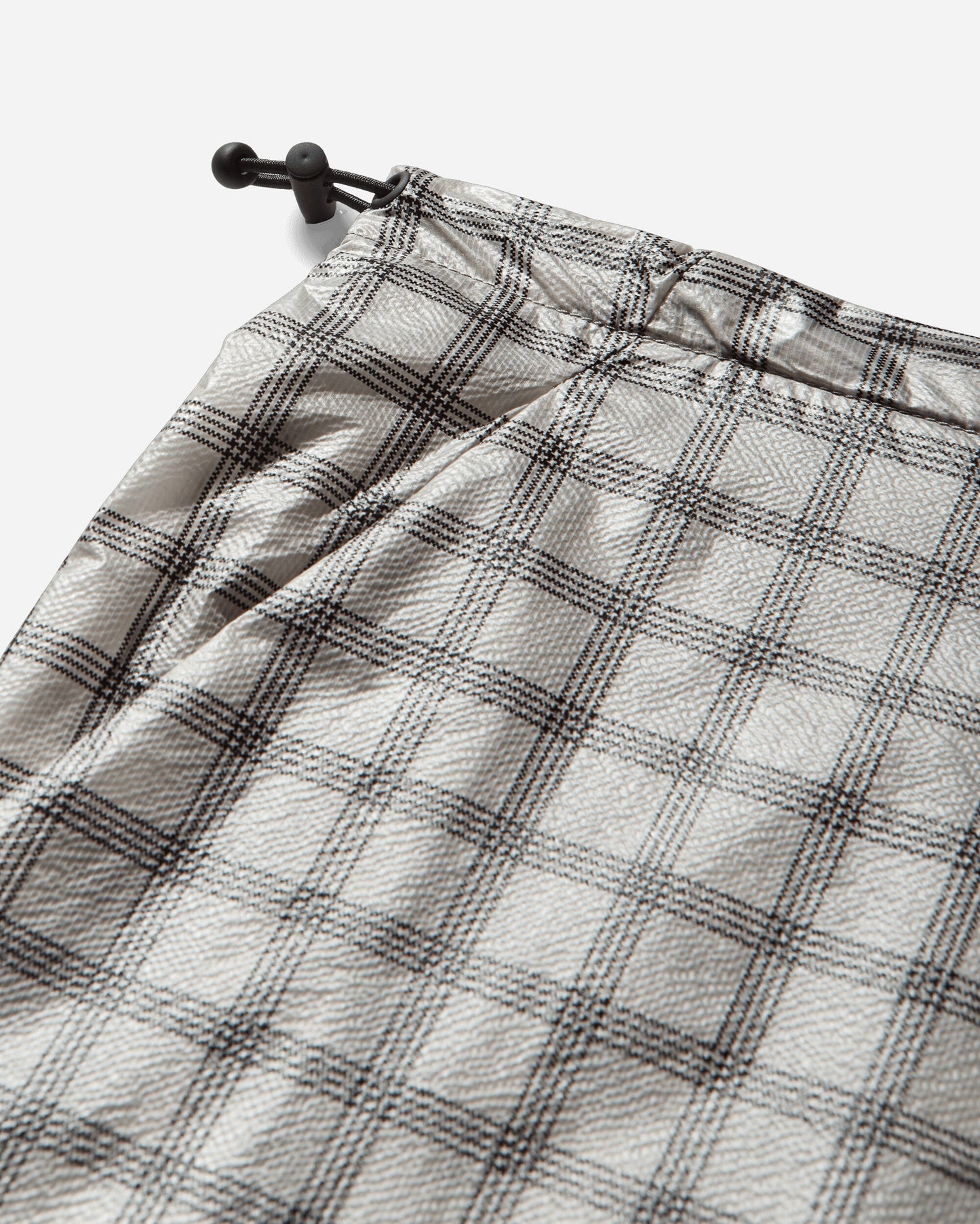 ROA Nia See Through Printed Check Mid Skirt White Skirts Midi YBWW033FA13 WTH0001