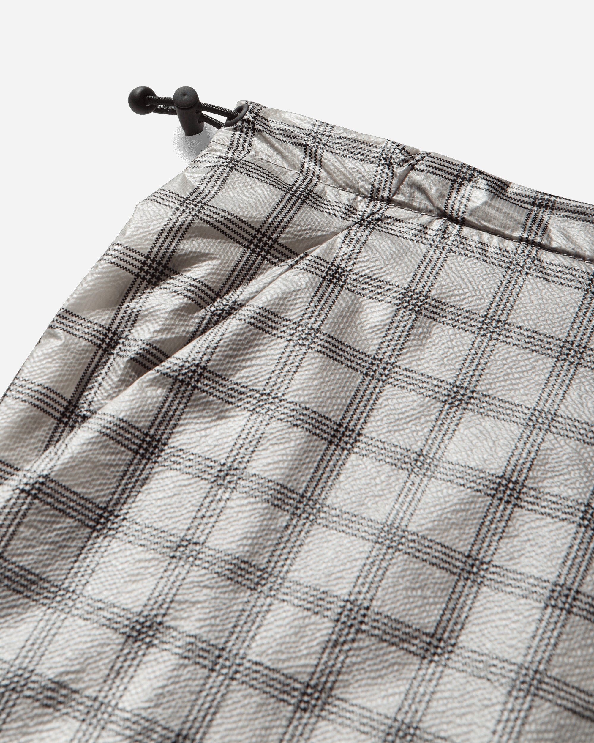 ROA Nia See Through Printed Check Mid Skirt White Skirts Midi YBWW033FA13 WTH0001