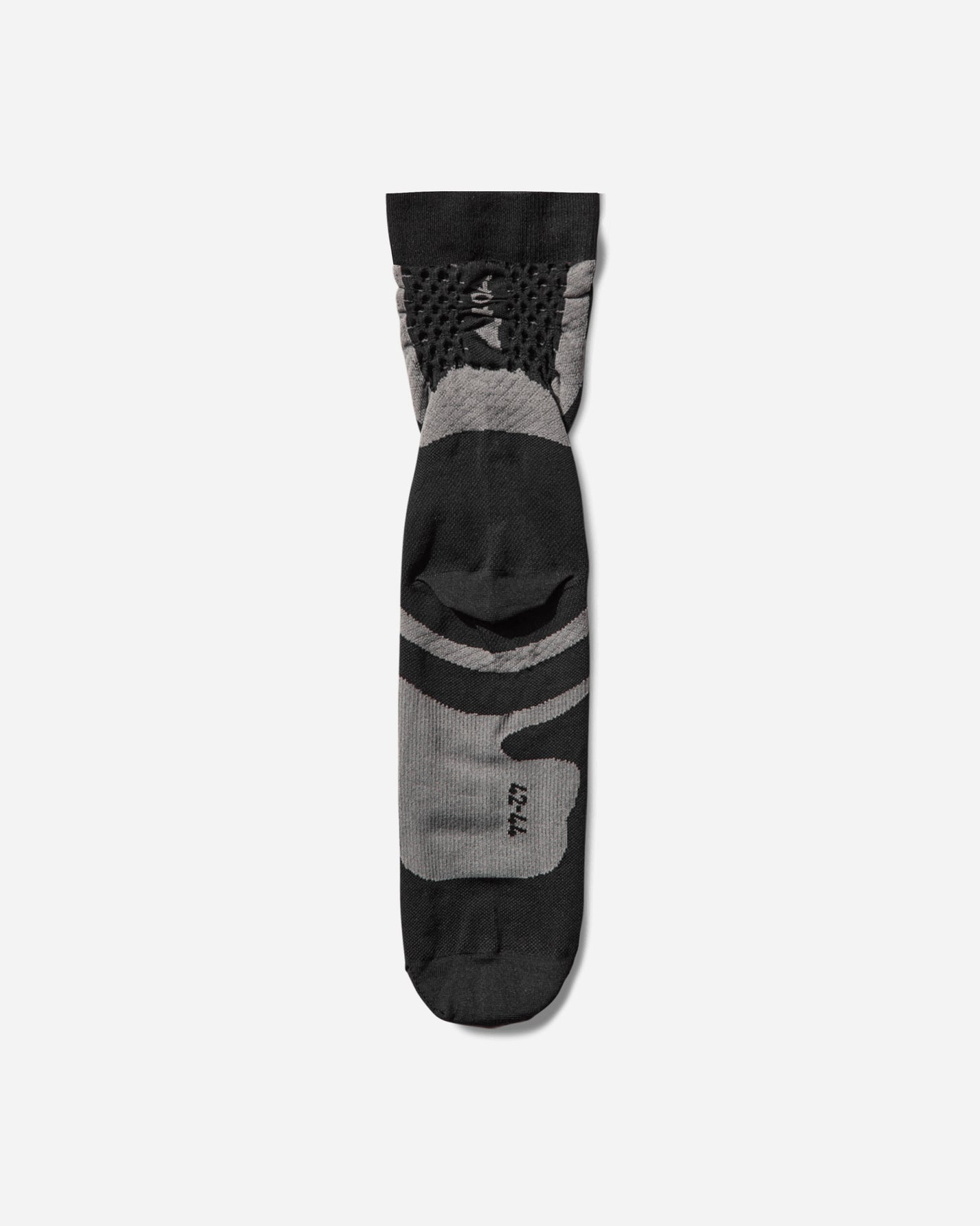 ROA Bones Logo Q Skin Technical Crew Socks Black Underwear Socks YBUW003YA03 BLK0001