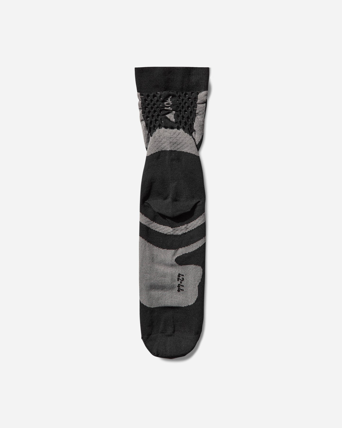 ROA Bones Logo Q Skin Technical Crew Socks Black Underwear Socks YBUW003YA03 BLK0001