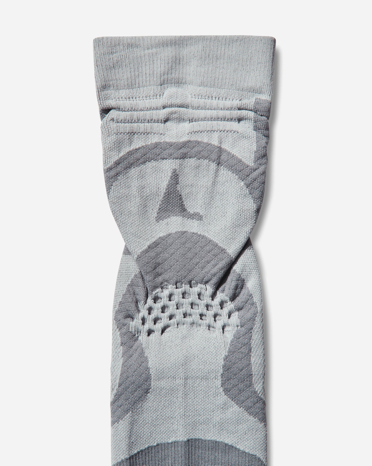 ROA Bones Logo Q Skin Technical Crew Socks Light Grey Underwear Socks YBUW003YA03 GRY0004