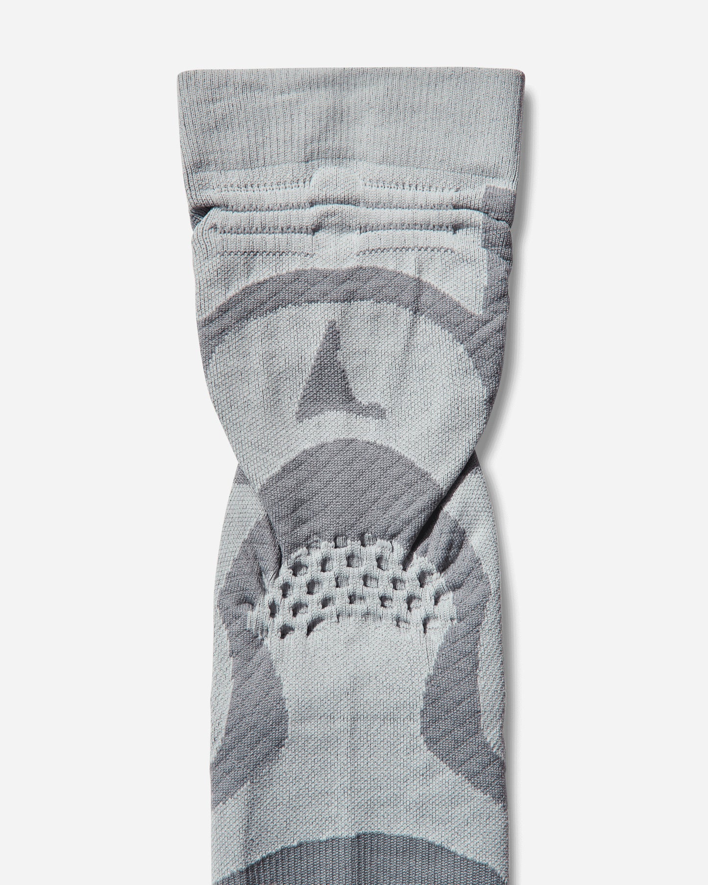 ROA Bones Logo Q Skin Technical Crew Socks Light Grey Underwear Socks YBUW003YA03 GRY0004