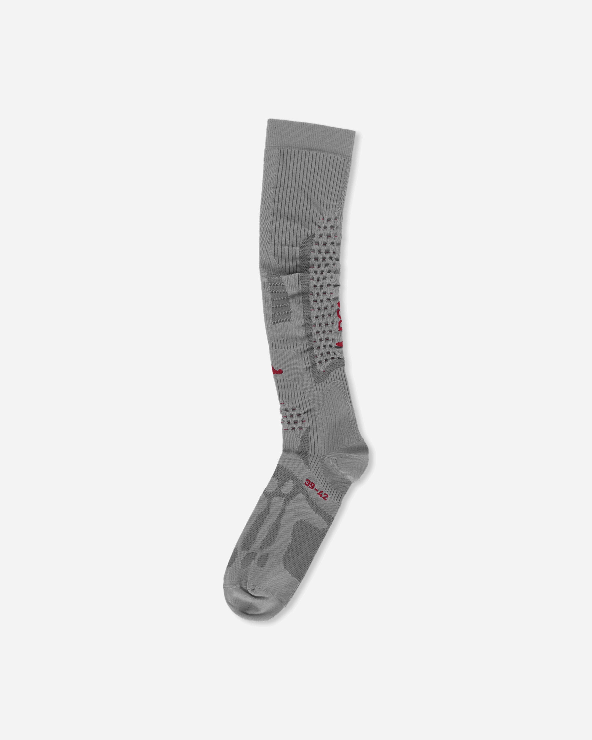 ROA Bones Logo Q Skin Technical Socks Grey Underwear Socks RBMW0410YA53 GRY0001