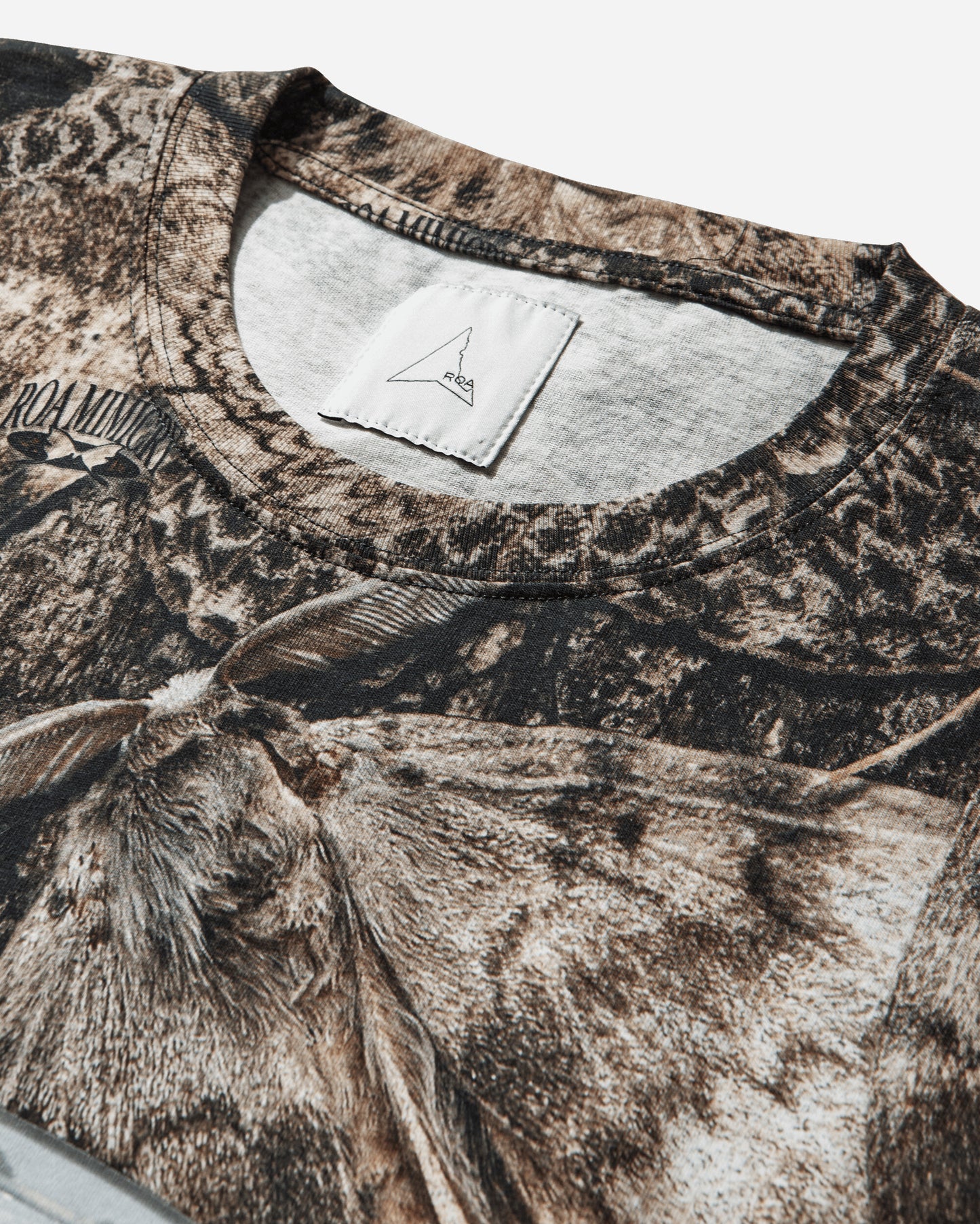 ROA Senter T-Shirt Brown T-Shirts Top YBMW080JY08 BRW0001