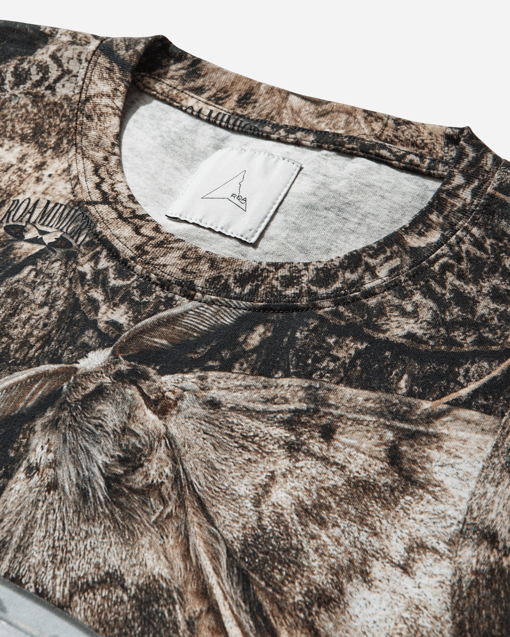 ROA Senter T-Shirt Brown T-Shirts Top YBMW080JY08 BRW0001