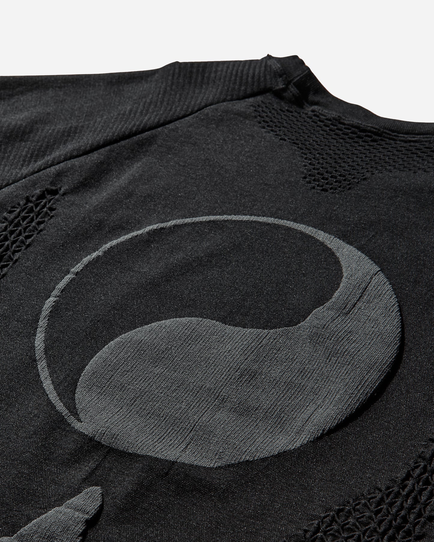 ROA Aune Seamless Knit Long Sleeve Carbon Sweatshirts Track Tops YBMW089YA07 BLK0001