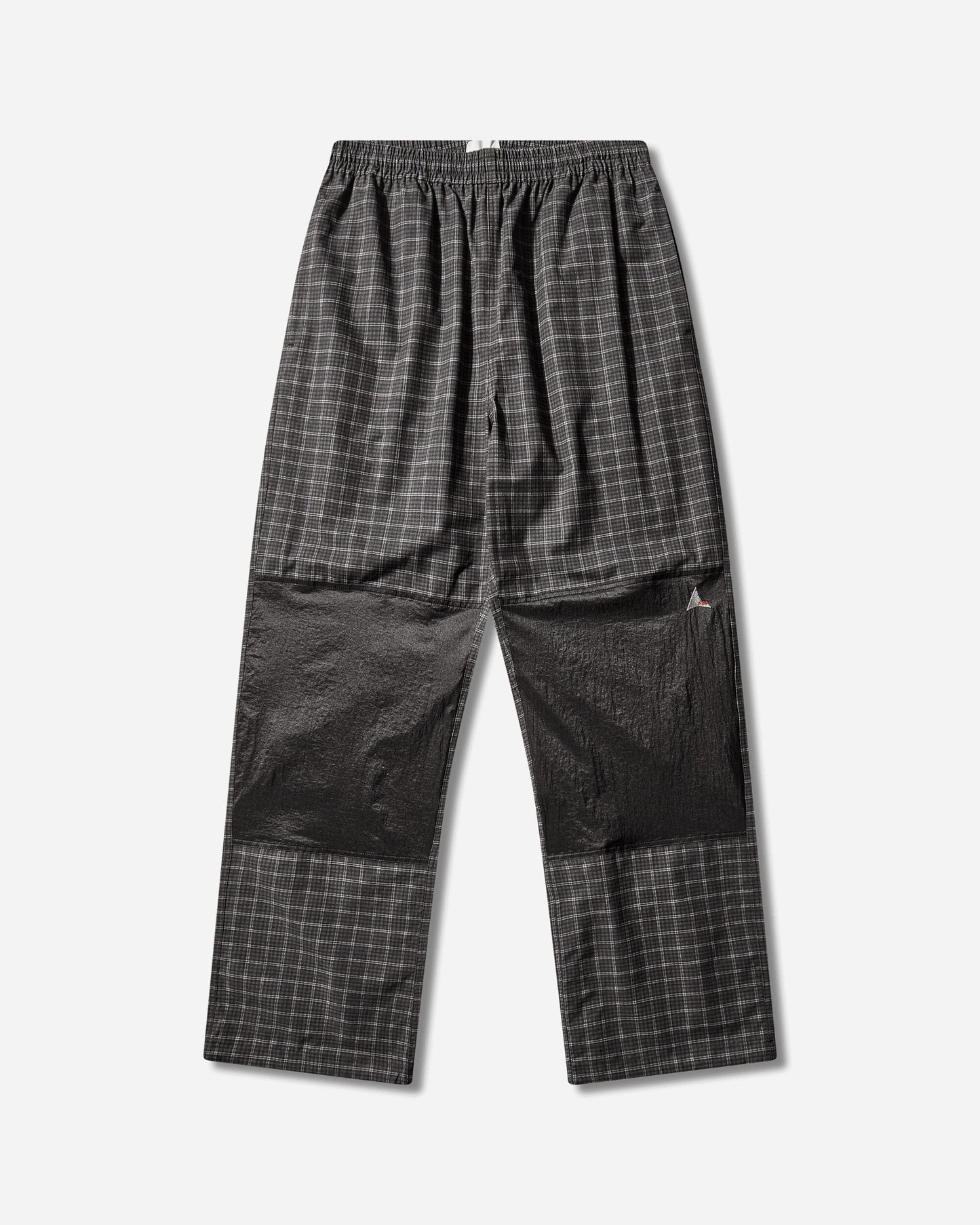 ROA Aair Floweave Printed Check Elasticated Waistband Pants Anthracite Pants Trousers YBMW023FA21 ANT0001