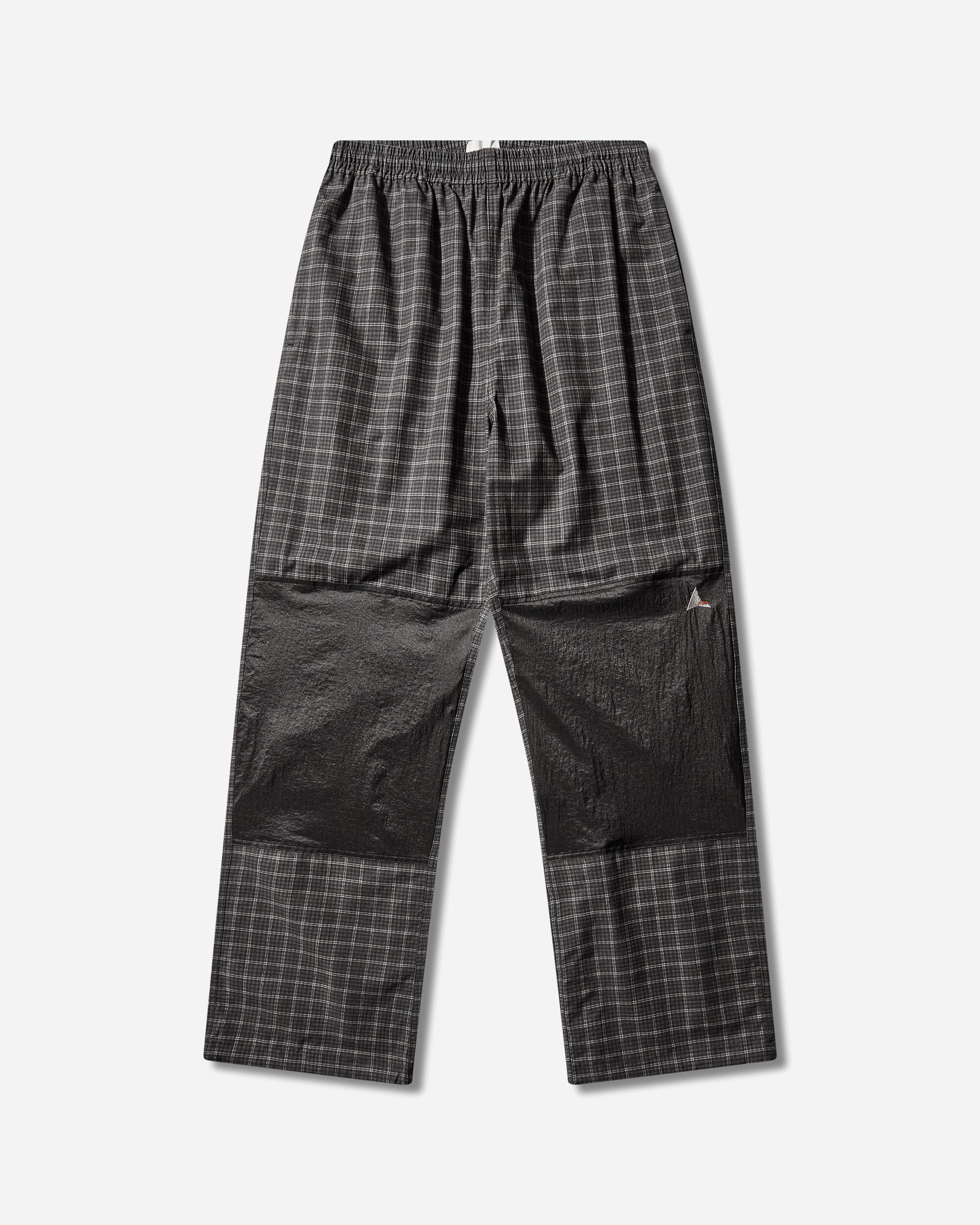 ROA Aair Floweave Printed Check Elasticated Waistband Pants Anthracite Pants Trousers YBMW023FA21 ANT0001