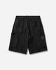 ROA Ash Canvas Shorts Washed Black Pants Trousers YBMW059FA55 BLK0020
