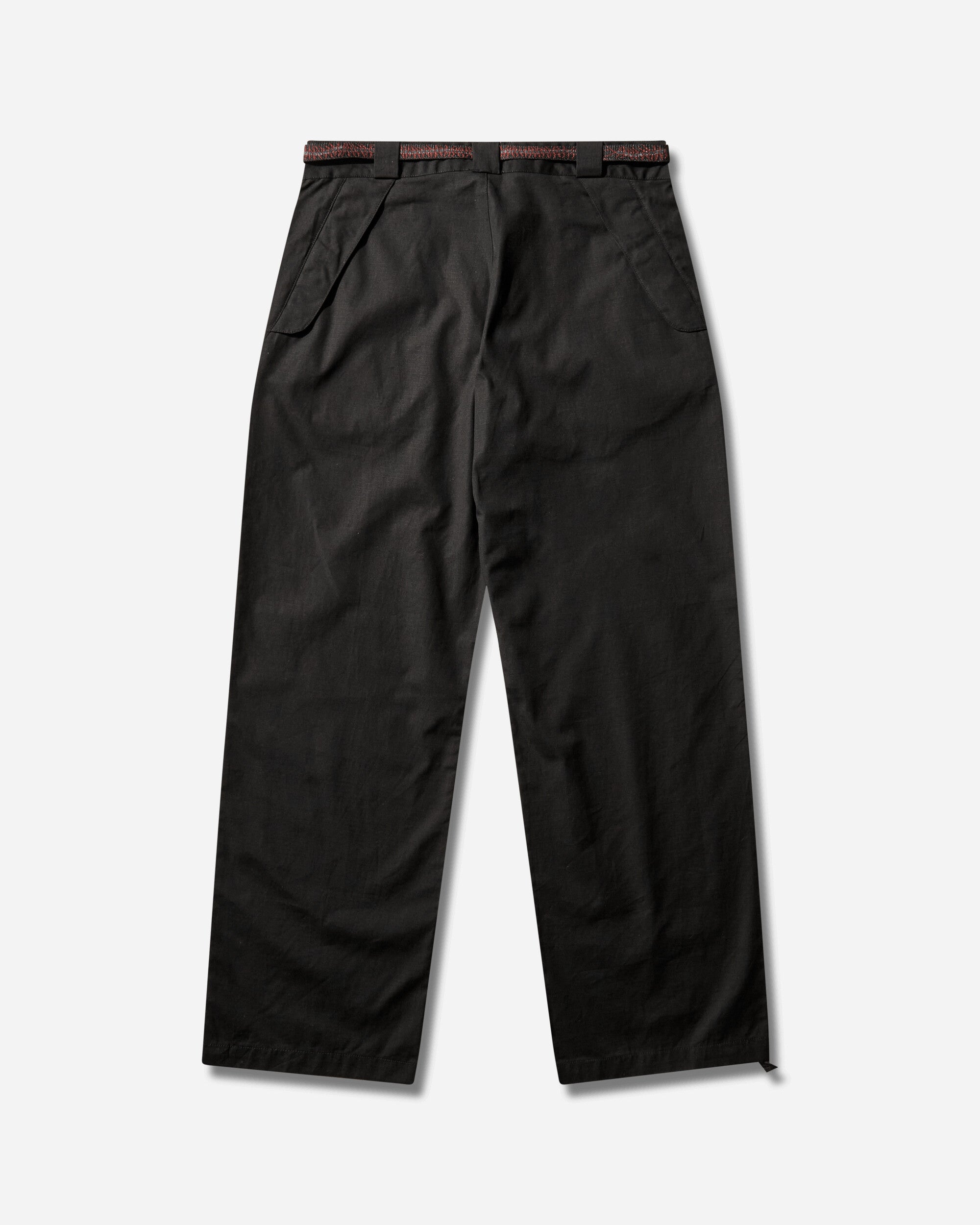 ROA Centipede Buckle Chino Pant Black Pants Trousers YBMW044FA41 BLK0001