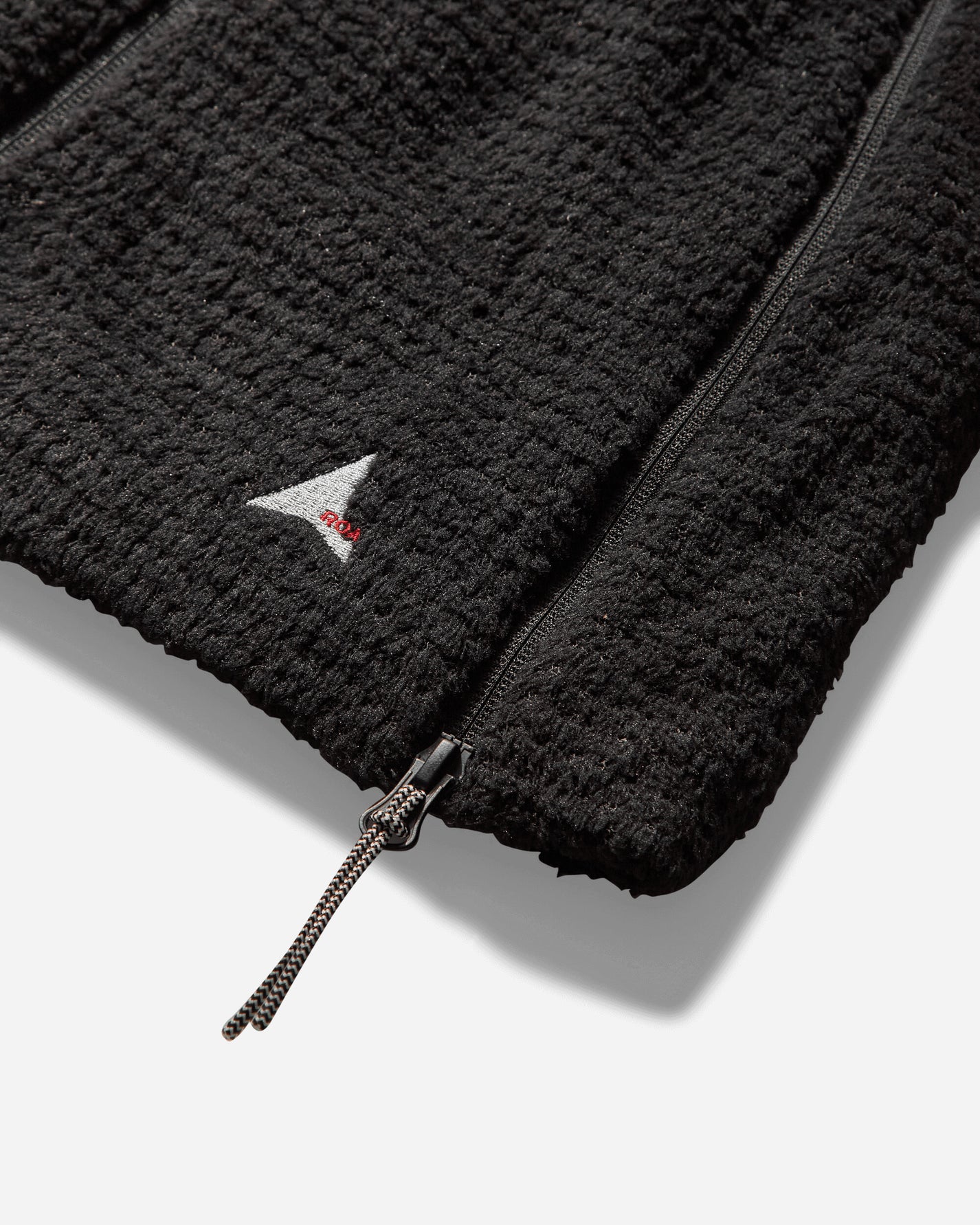 ROA Naike Hooded Polartec High Loft Vest Black Coats and Jackets Vests RBWW004FA02 BLK0001