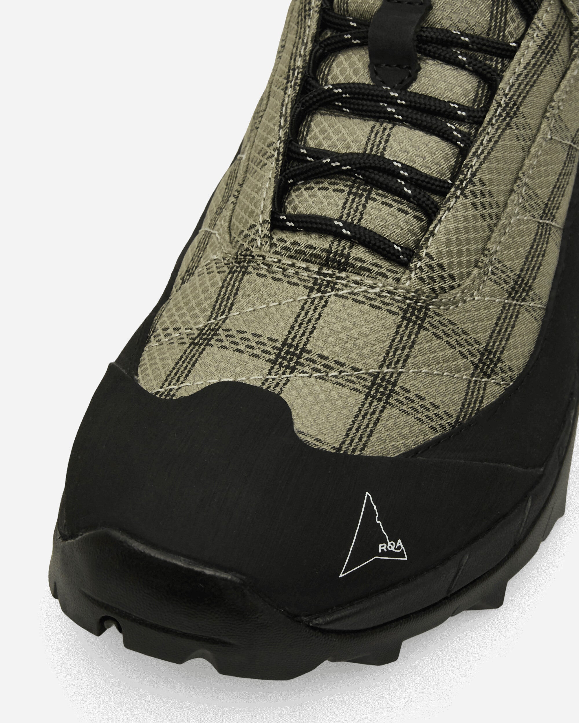 ROA Katharina Taupe/Black Check Sneakers Low YBUW123FA11 GRY0039