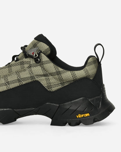 ROA Katharina Taupe/Black Check Sneakers Low YBUW123FA11 GRY0039