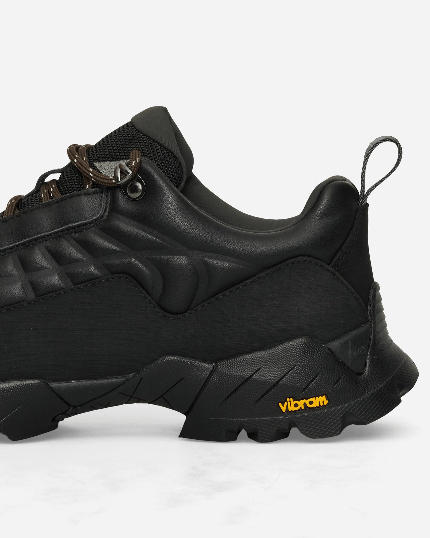 ROA Katharina Skeletal Black Sneakers Low YBUW119LE11 BLK0001