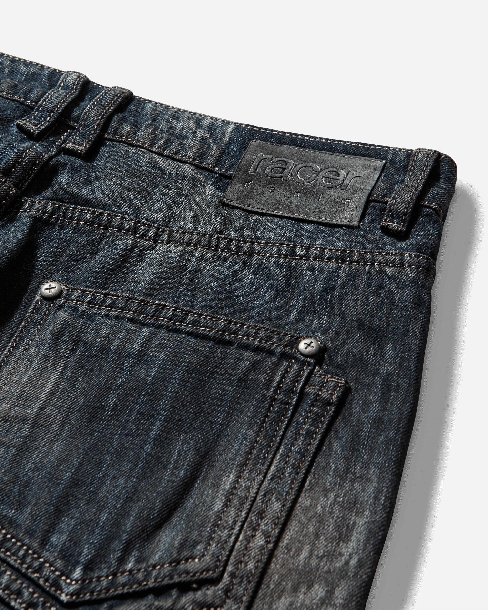 Racer Worldwide Painted Denim Blue/Black Pants Denim FW25-JEANS-PAINTED BLUE