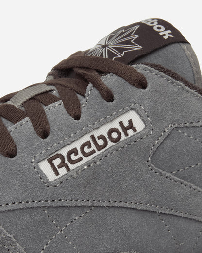 Reebok Classic Leather Premium Grey Suede Sneakers Low 100260253 0900