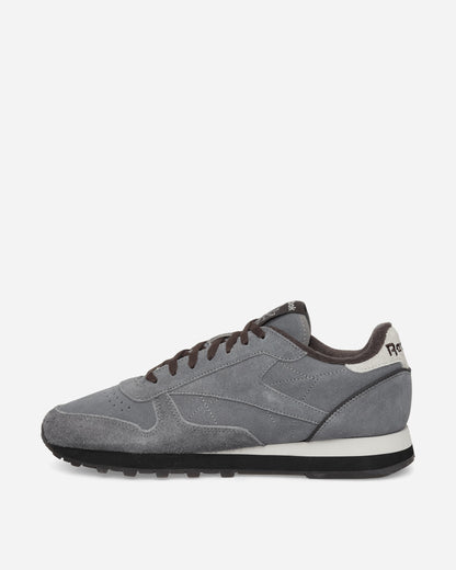 Reebok Classic Leather Premium Grey Suede Sneakers Low 100260253 0900