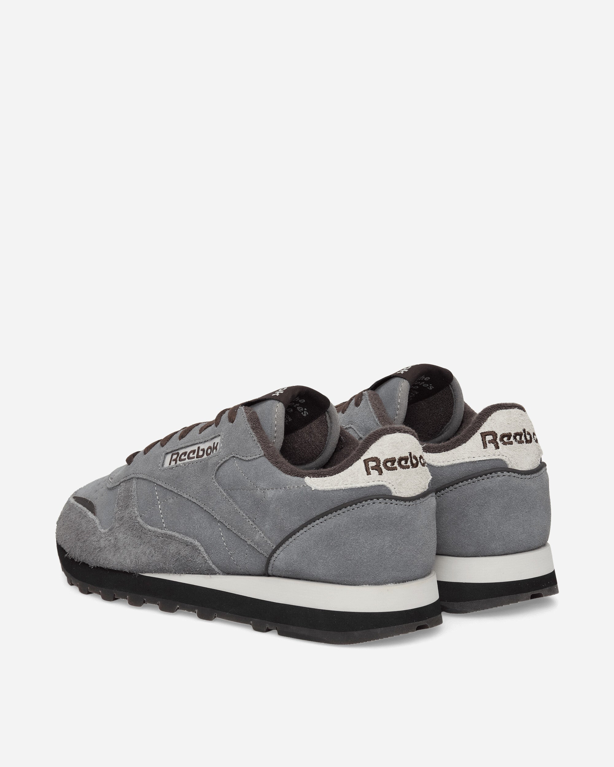 Reebok Classic Leather Premium Grey Suede Sneakers Low 100260253 0900