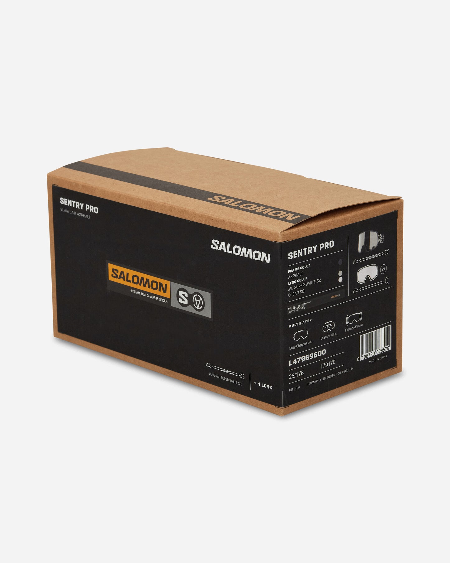 Salomon Salomon Sentry Pro Google Mask X Slam Jam Asphalt Eyewear Sunglasses L47969600