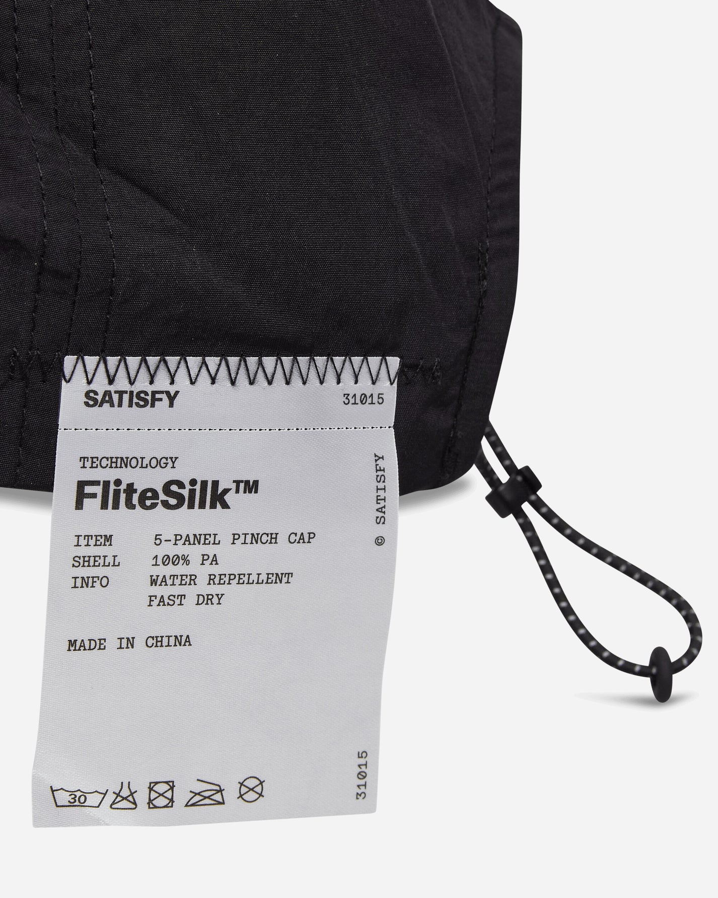 Satisfy Flitesilk 5 Panel Pinch Cap Black EAGLE Hats Caps 31025 00017