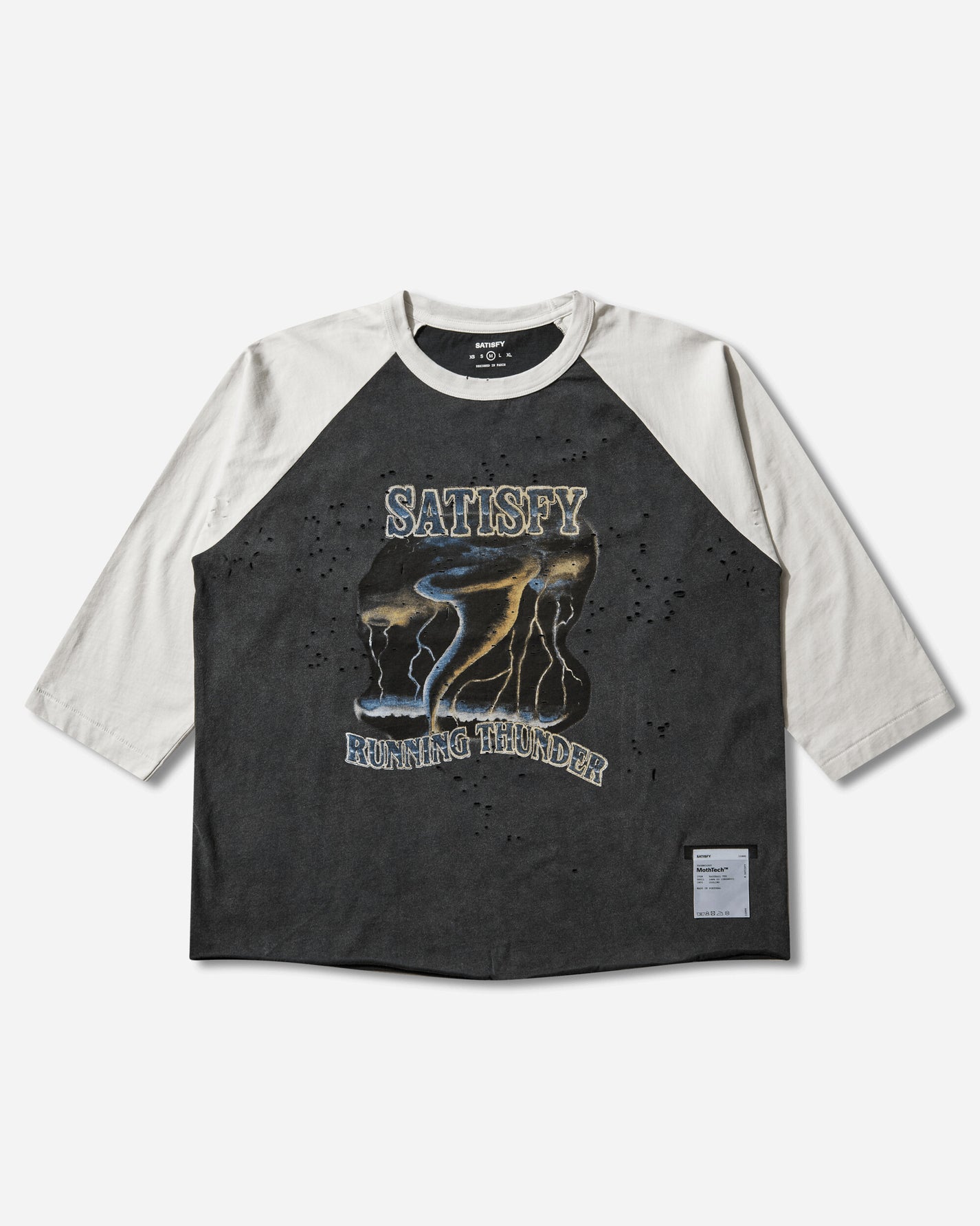 Satisfy Mothtech Baseball Tee Off White T-Shirts Longsleeve 11096 11501