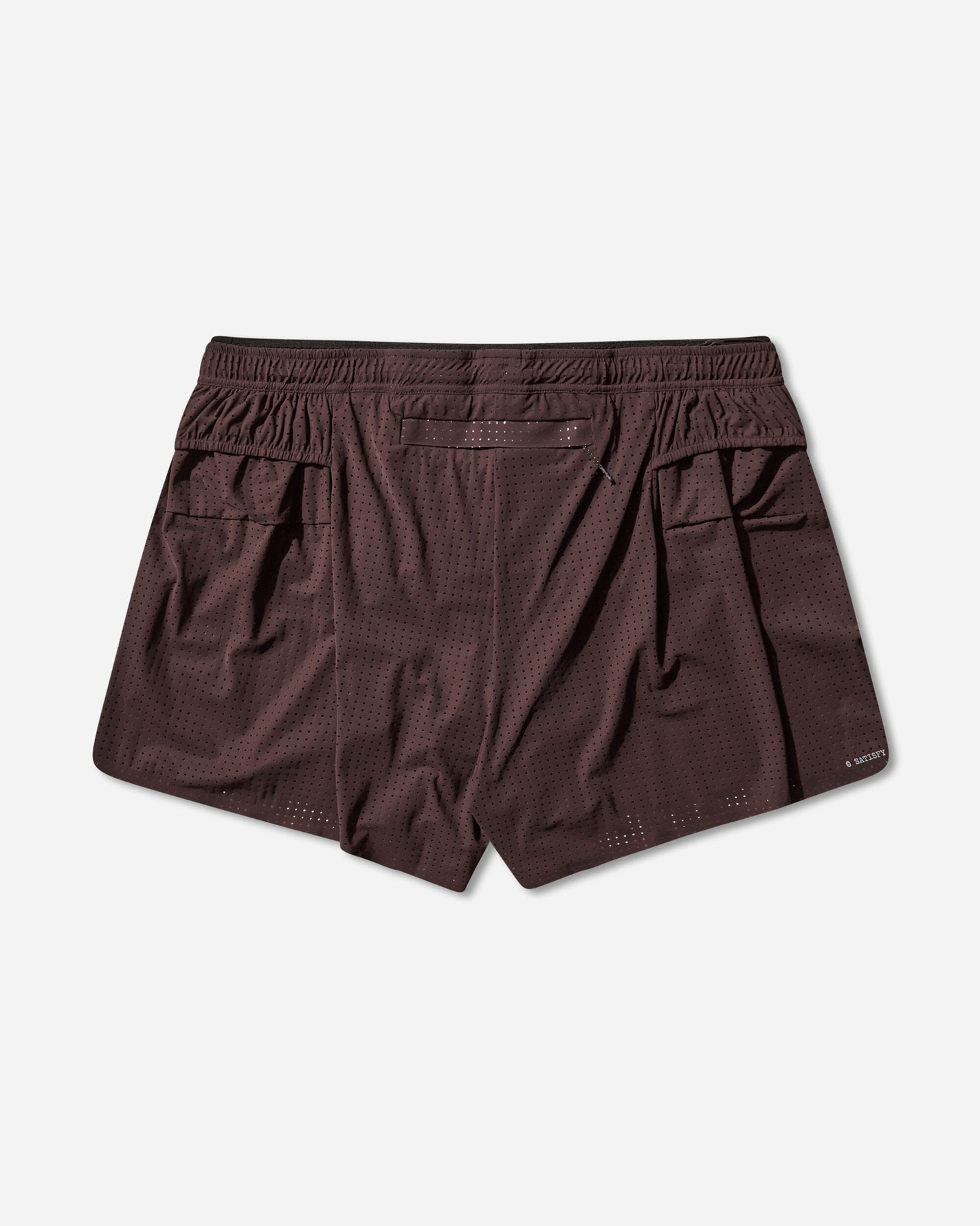 Satisfy Space‑O 2.5 Distance Shorts Deep Mahogany Shorts Short 12001 DM