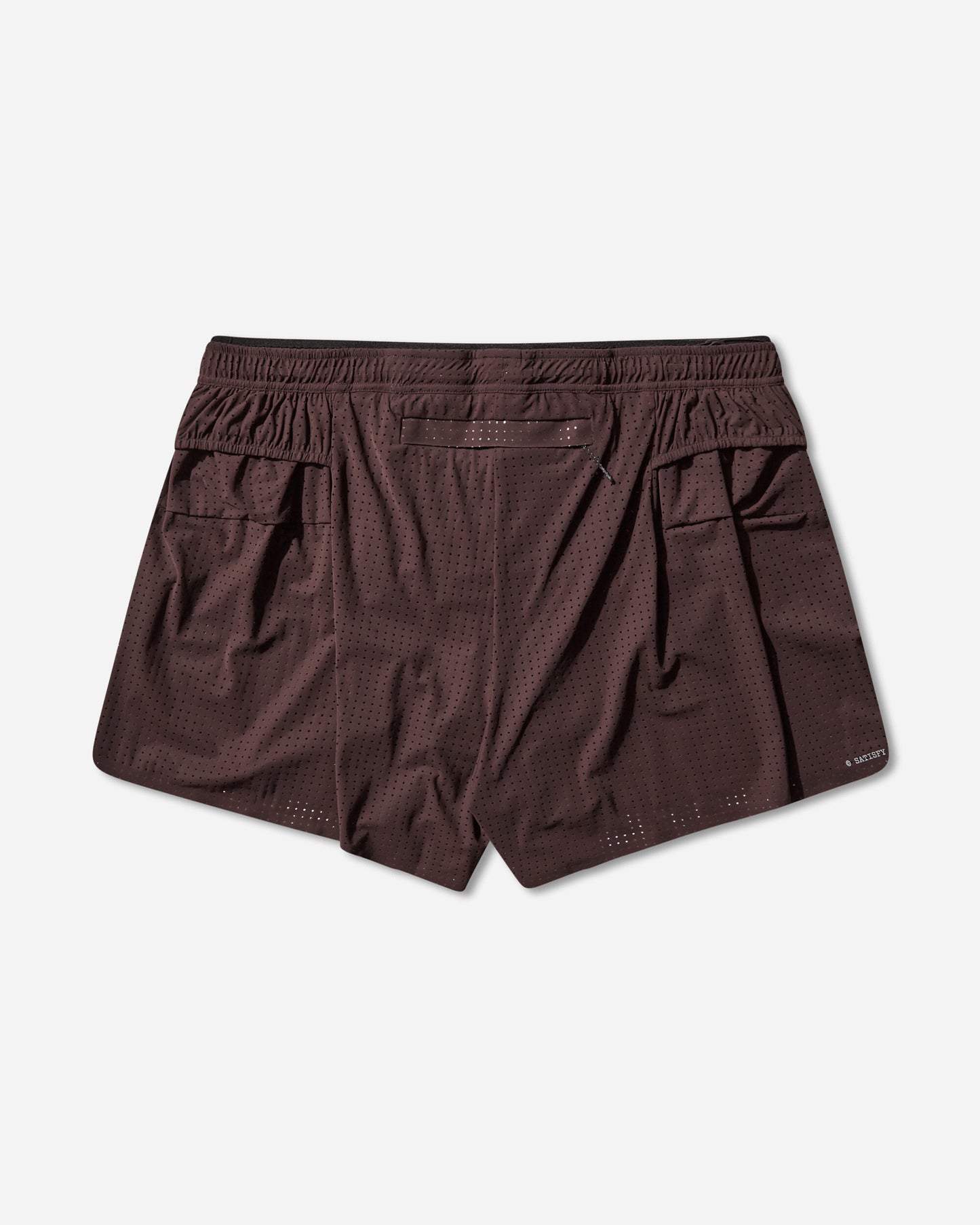 Satisfy Space‑O 2.5 Distance Shorts Deep Mahogany Shorts Short 12001 DM