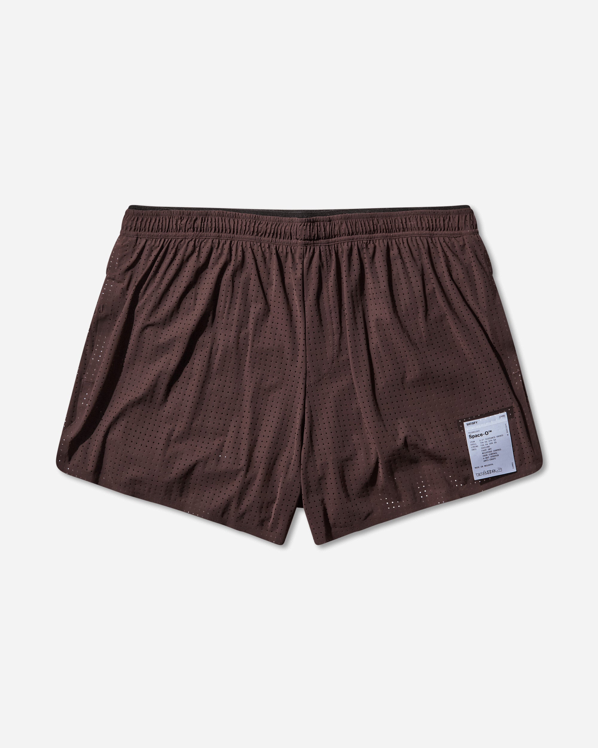 Satisfy Space‑O 2.5 Distance Shorts Deep Mahogany Shorts Short 12001 DM