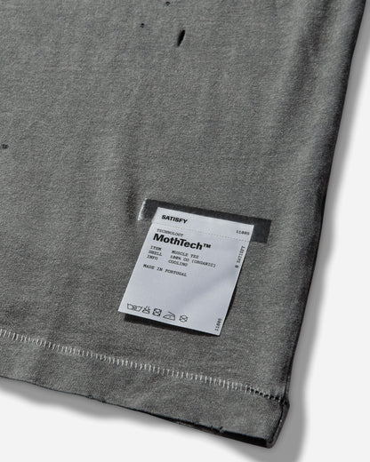 Satisfy Mothtech Muscle Tee Faded Black T-Shirts Shortsleeve 11005 01A05