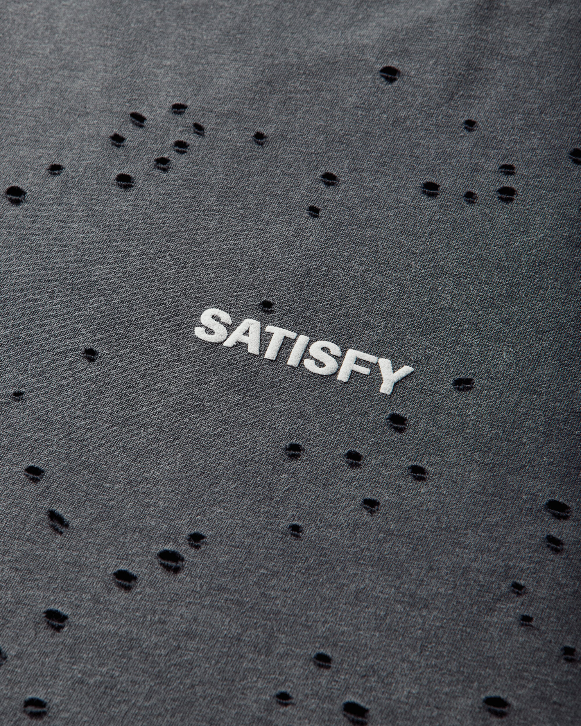 Satisfy Mothtech T Shirt Aged Black SAB T-Shirts Shortsleeve 11006 00A02