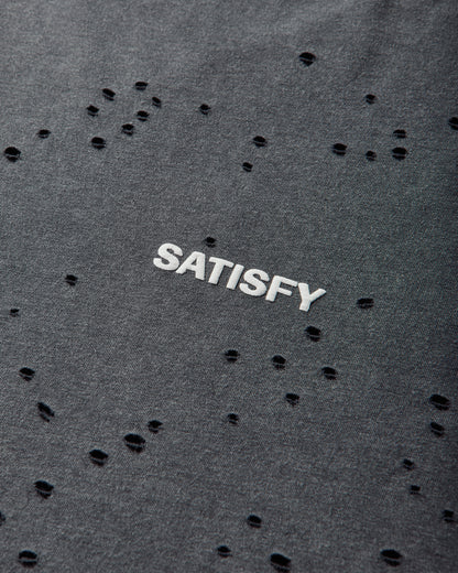 Satisfy Mothtech T Shirt Aged Black SAB T-Shirts Shortsleeve 11006 00A02