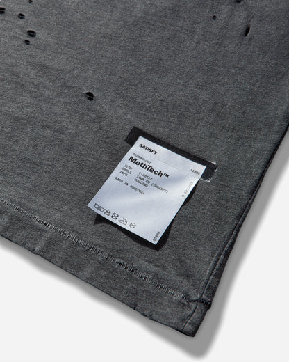 Satisfy Mothtech T Shirt Aged Black SAB T-Shirts Shortsleeve 11006 00A02