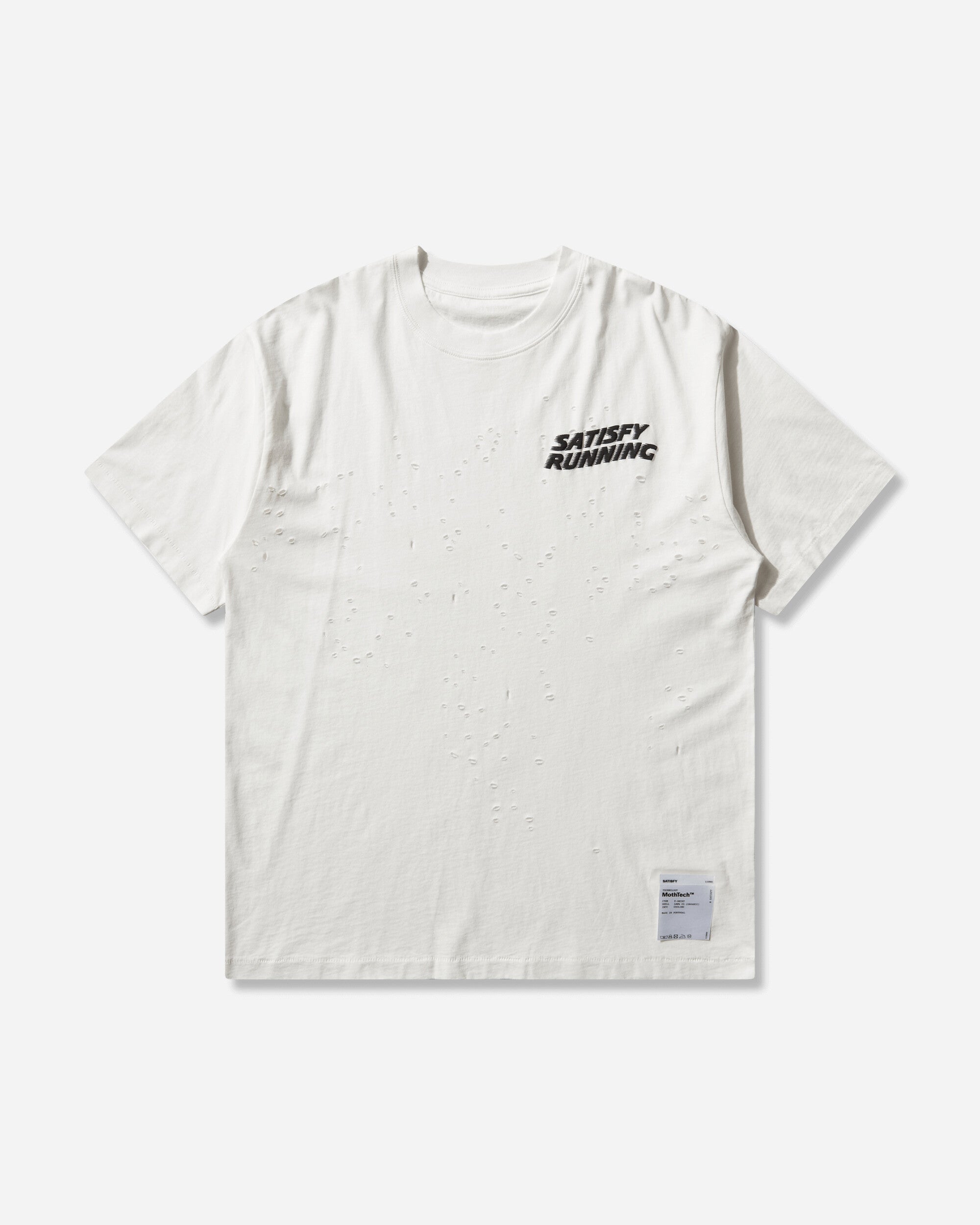 Satisfy Mothtech T Shirt Off White WA T-Shirts Shortsleeve 11006 11108
