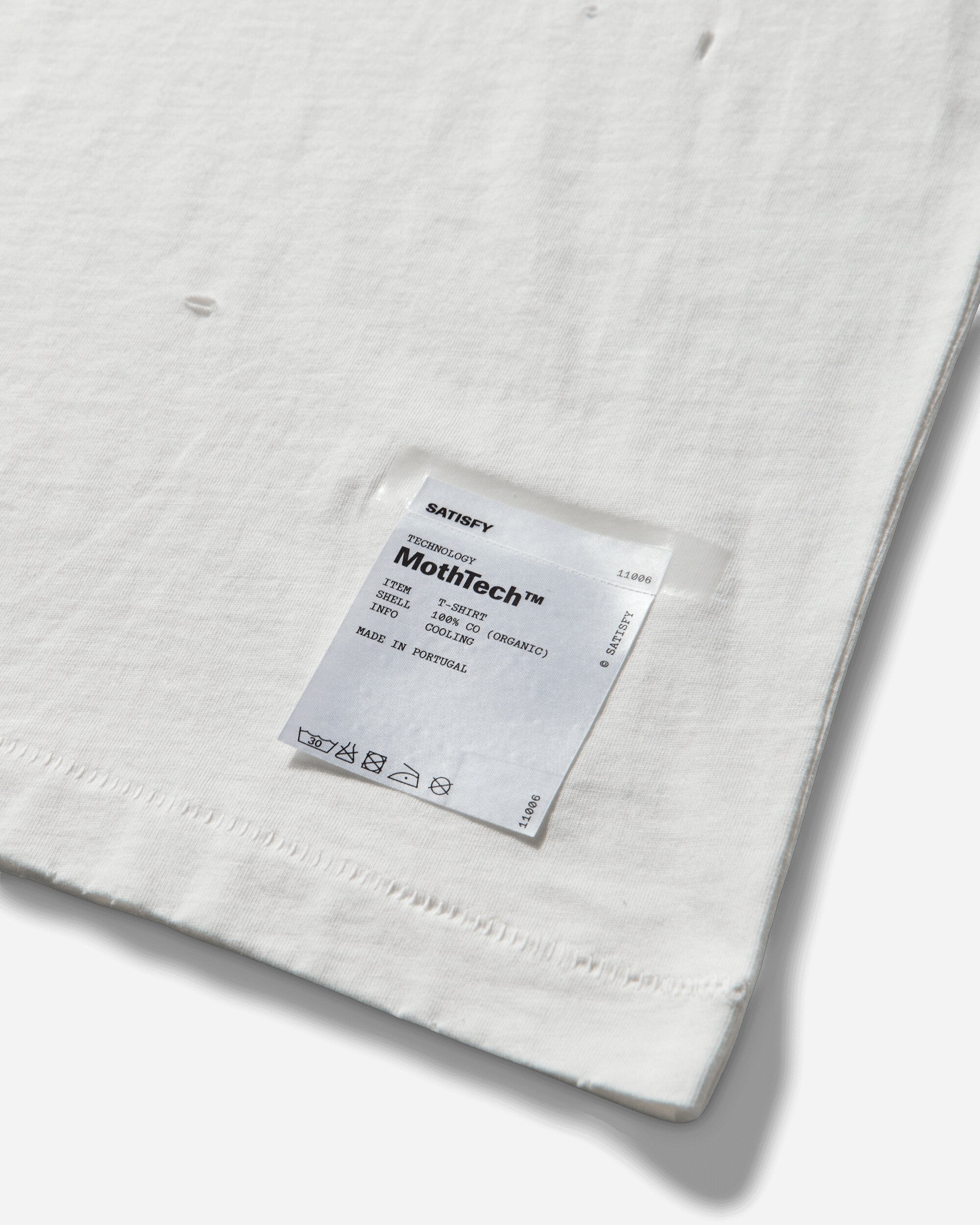 Satisfy Mothtech T Shirt Off White WA T-Shirts Shortsleeve 11006 11108