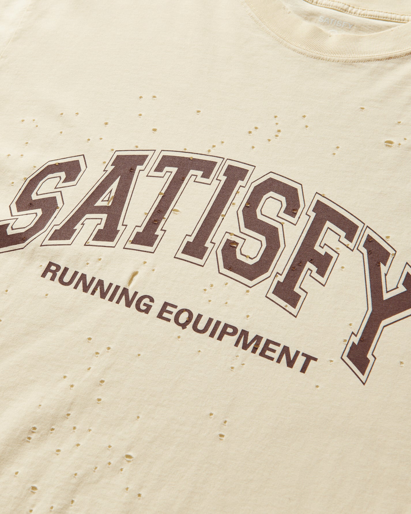 Satisfy Mothtech T Shirt Aged Transparent Yellow T-Shirts Shortsleeve 11006 41A04