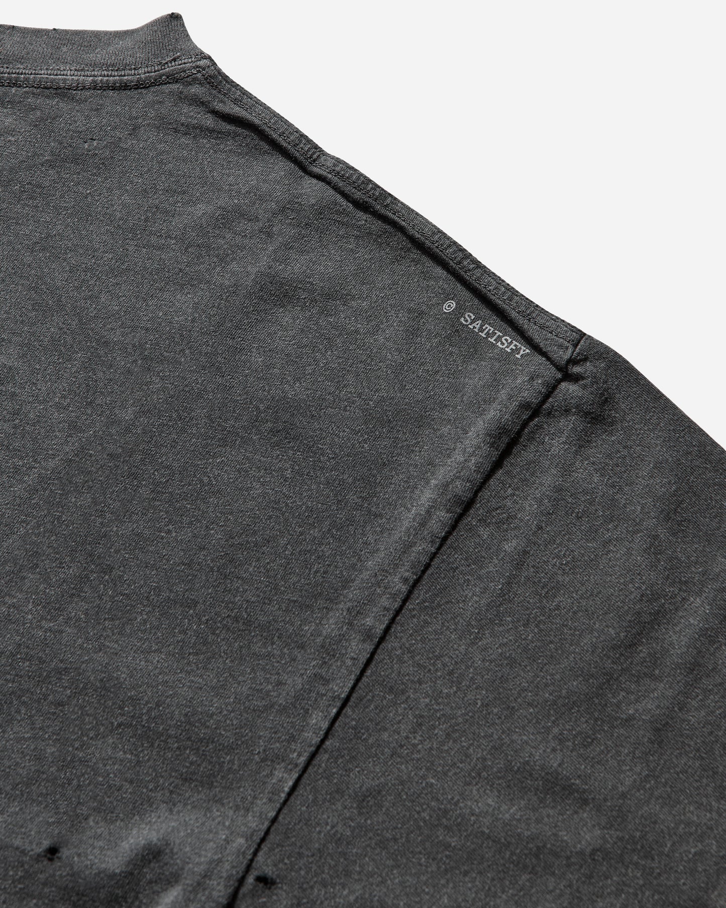 Satisfy Satisfy X Slam Jam Tee Aged Black T-Shirts Shortsleeve 11006 1