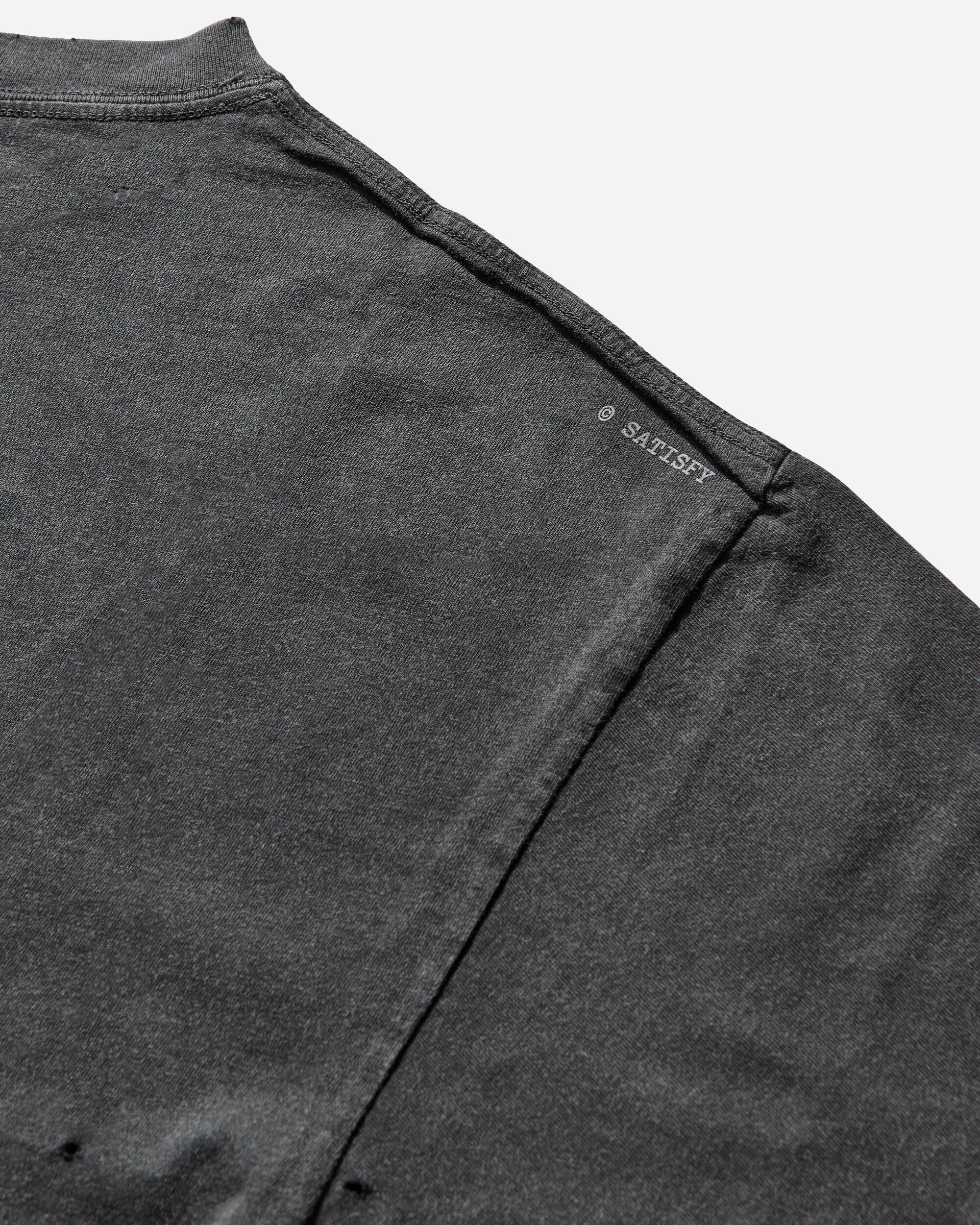 Satisfy Satisfy X Slam Jam Tee Aged Black T-Shirts Shortsleeve 11006 1