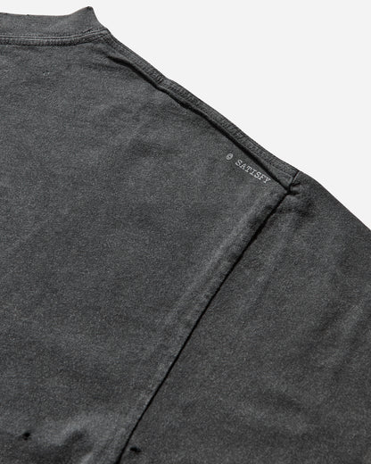 Satisfy Satisfy X Slam Jam Tee Aged Black T-Shirts Shortsleeve 11006 1