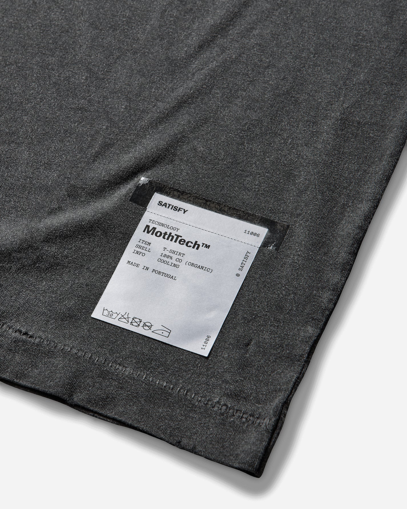 Satisfy Satisfy X Slam Jam Tee Aged Black T-Shirts Shortsleeve 11006 1